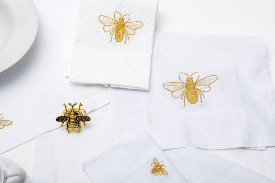 Queen Bee Linen Guest Towel - Image 2