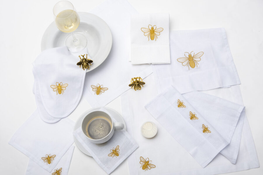 Queen Bee Linen Guest Towel - Image 3