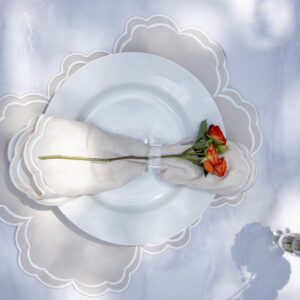 Ecru & Offwhite Antonella Placemat and Napkin Set