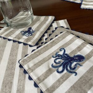 Octopus Double Sided Coasters