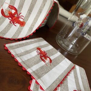 Red Lobster Double Sided Bread Basket Napkin