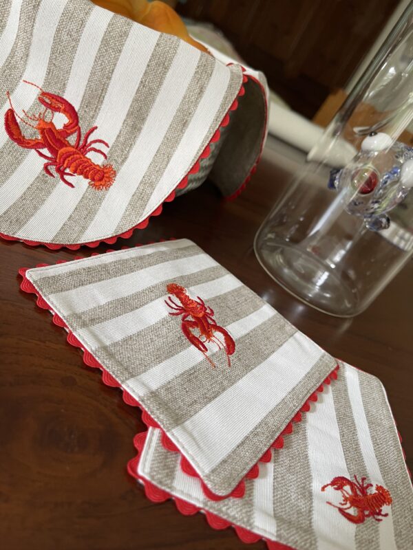 Red Lobster Double Sided Bread Basket Napkin