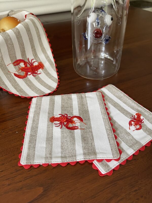 Red Lobster Double Sided Coasters