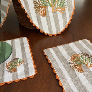 Sunset Coral Double Sided Coasters (Copy)