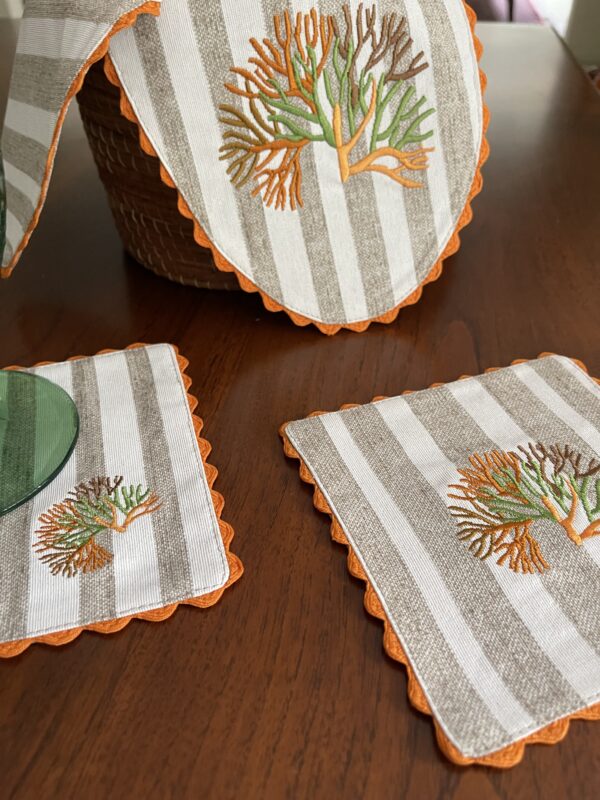 Sunset Coral Double Sided Coasters (Copy)