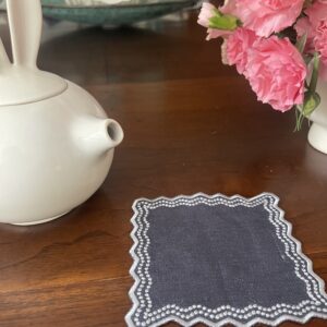 Steel Grey & Light Grey Chiara Coaster Set