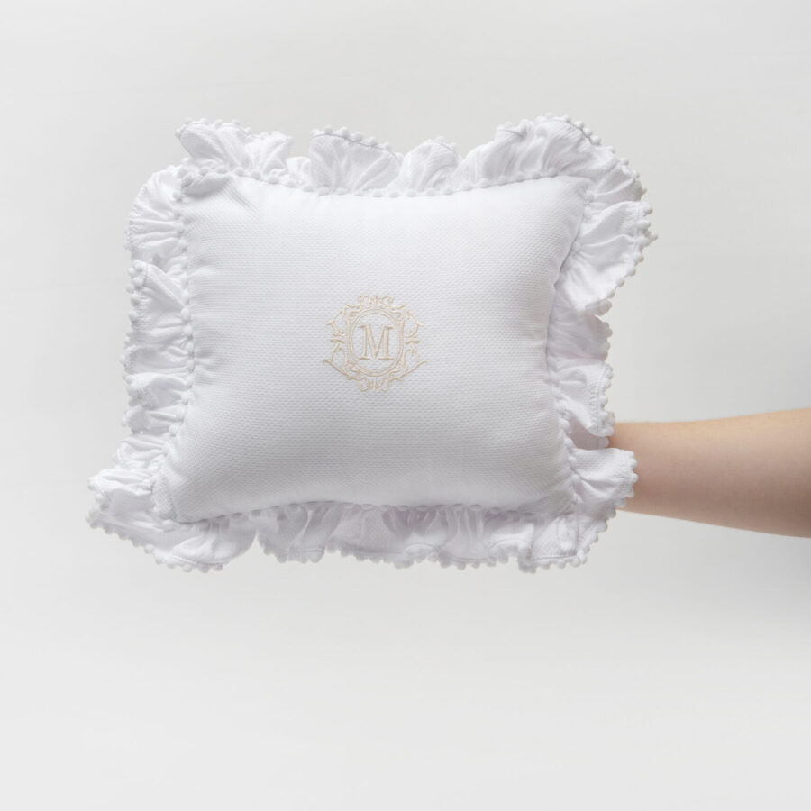 Laurel Ruffle Pillow