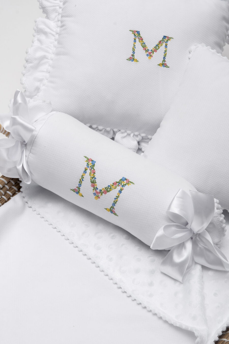Floral Roll Pillow - Image 3