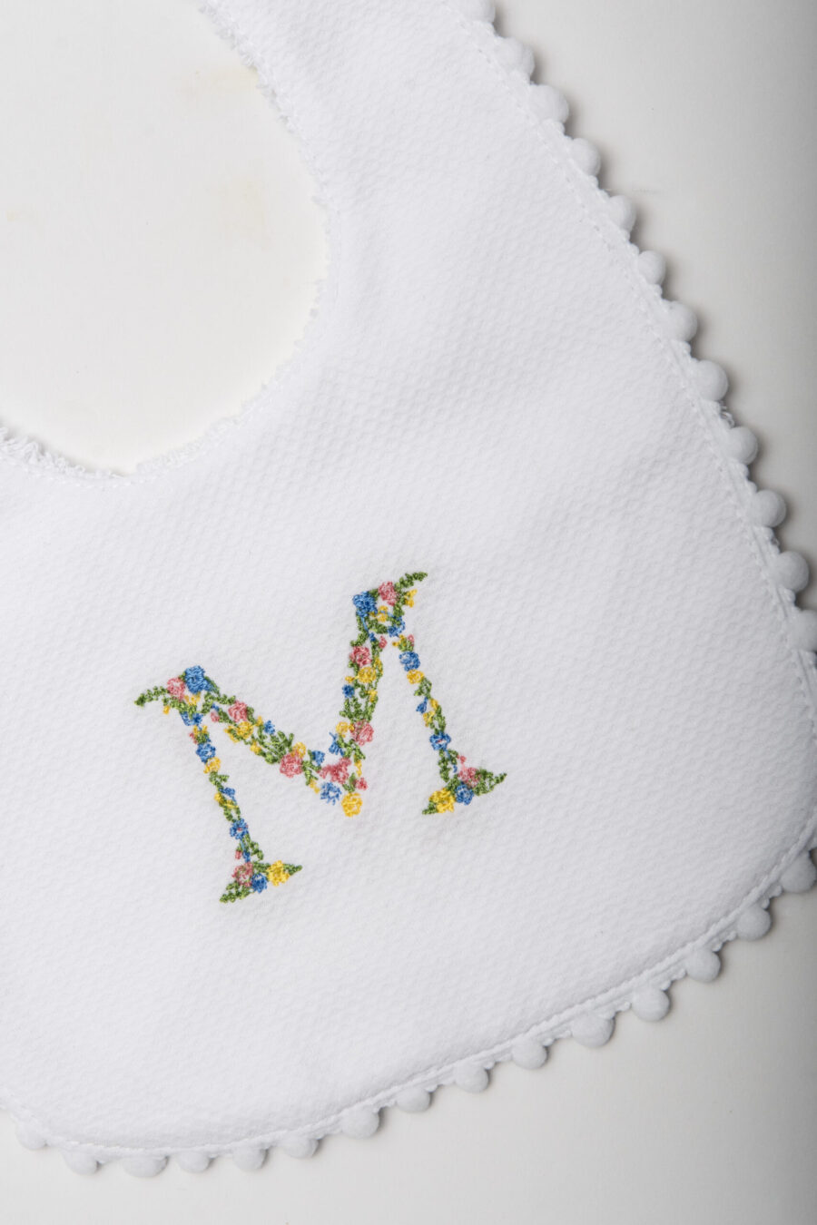 Floral Square Bib