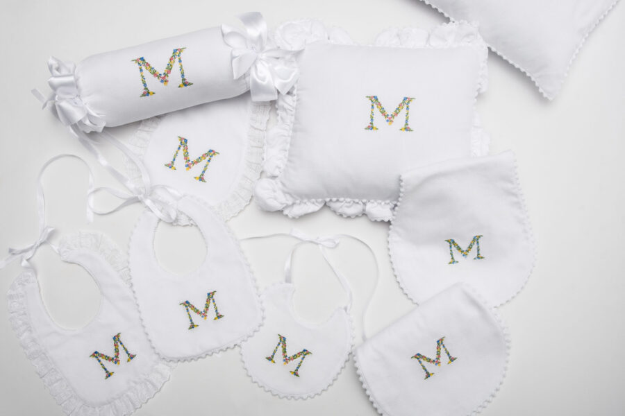 Floral Square Bib - Image 5