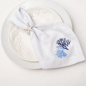 Mediterranean Coral Napkin Set