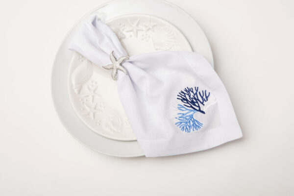 Mediterranean Coral Napkin Set