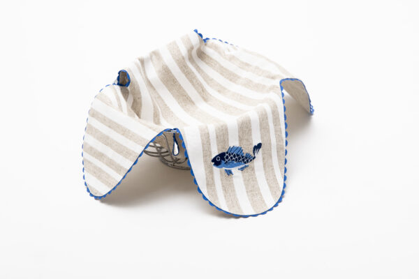 Fish Double Sided Bread Basket Napkin - Image 3