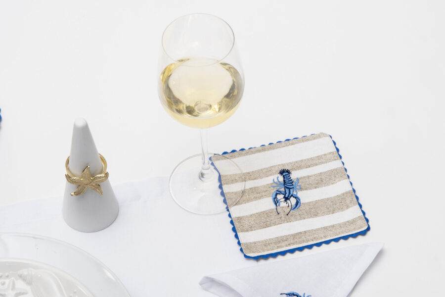 Blue Lobster Double Sided Coasters - Image 3