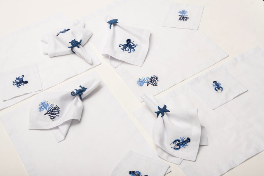 Frutti di Mare Placemat & Napkin Set - Image 4