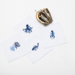 Frutti di Mare Linen Coasters