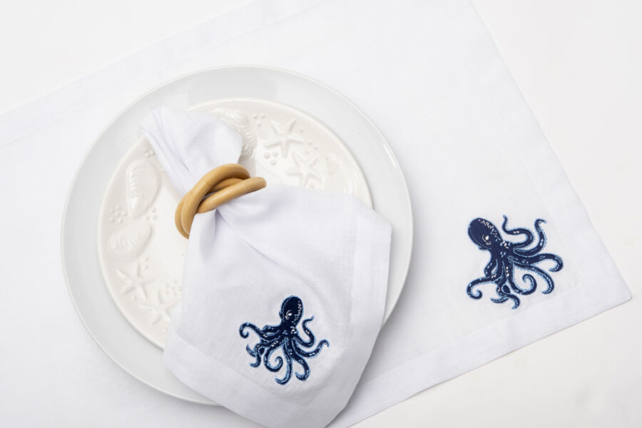 Octopus Placemat & Napkin Set