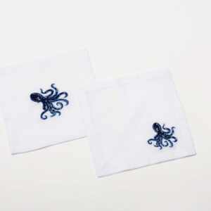 Octopus Linen Coasters
