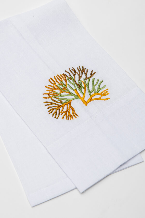 Groove Coral Guest Towel - Image 3