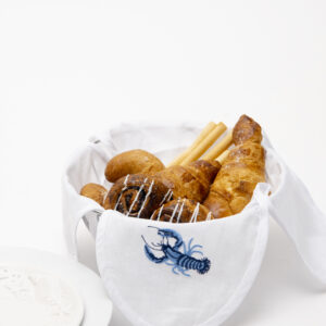 Lobster Linen Bread Basket Napkin