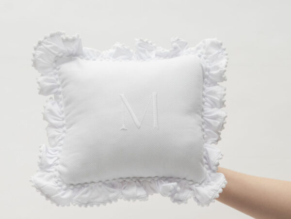Minimalist Ruffle Pillow
