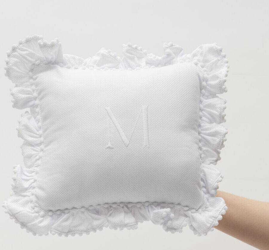 Minimalist Ruffle Pillow