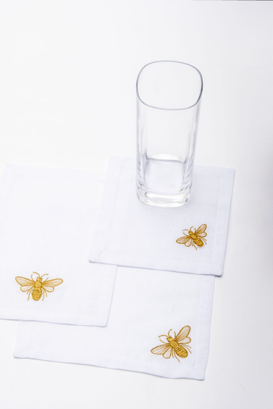 Queen Bee Square Cocktail Napkin Set - Image 4