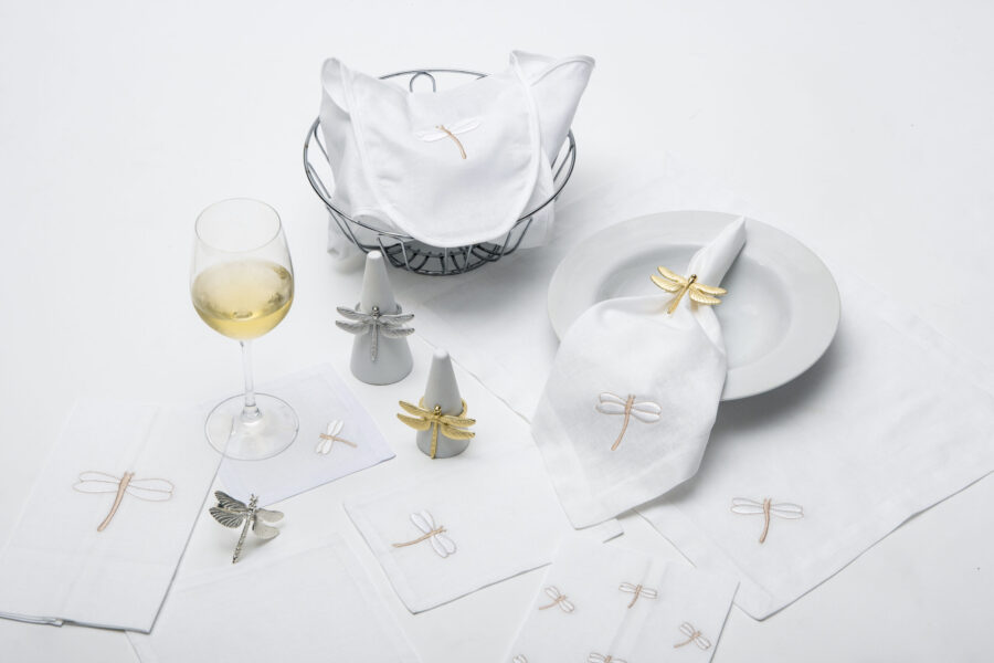 Dragonfly Bread Basket Napkin - Image 3